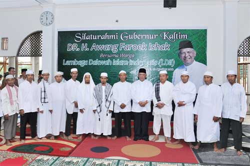 silaturrohim gubernur dengan warga ldii kaltim
