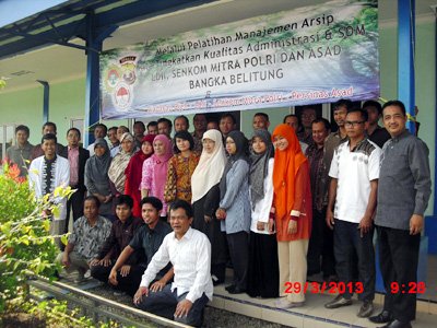 pelatihan kearsipan oleh bpad Babel