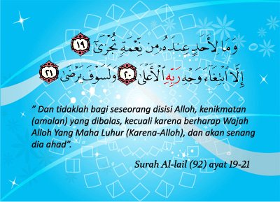 Niat karena Allah