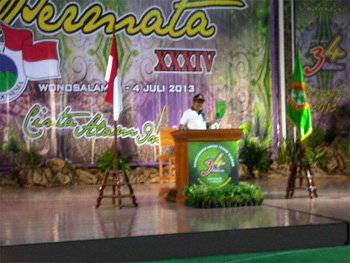 Perkemahan Akhir Tahun Cinta Alam Indonesia ke XXXIV Wonoslm Jatim