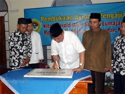 peresmian masjid ldii lumajang