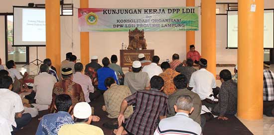 konsolidasi dpw ldii provinsi lampung