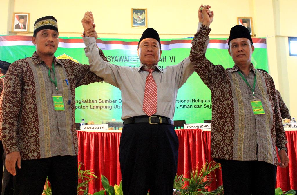 ketua dpd ldii lampung utara terpilih tengah
