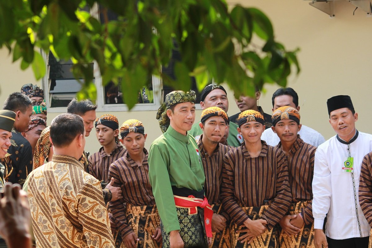Jokowi dalam pembukaan Kejurnas 2017