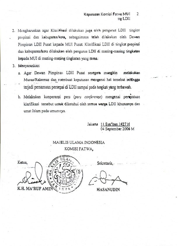 fatwa mui ldii sesat