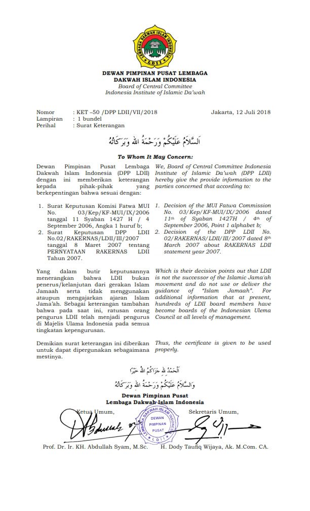 fatwa mui