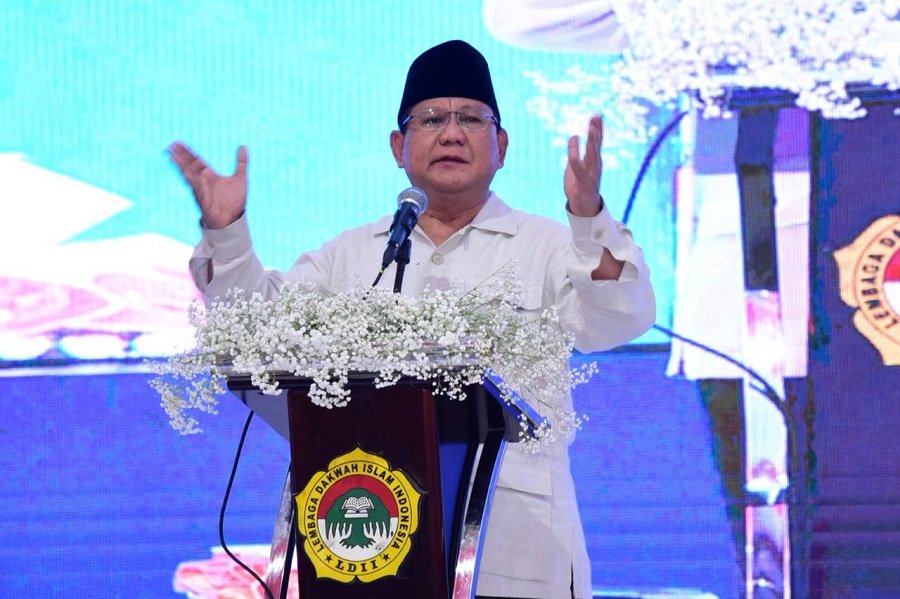 Prabowo Hadiri Rakernas LDII
