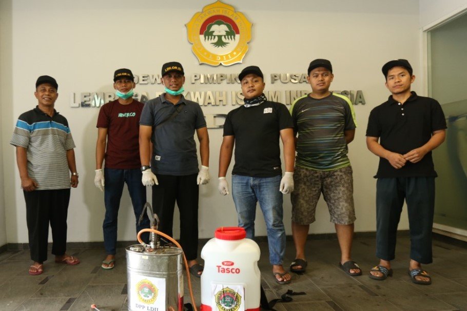 dpp ldii bersihkan corona