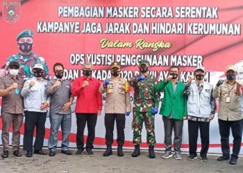 Polda Kaltim Gelar Operasi Yustisi Penggunaan Masker