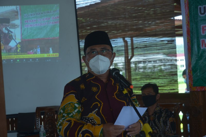 Bupati Kulon Progo Sutedjo saat membuka acara sarasehan yang dihelat DPD LDII Kulon Progo. Dok. LDII Kulon Progo