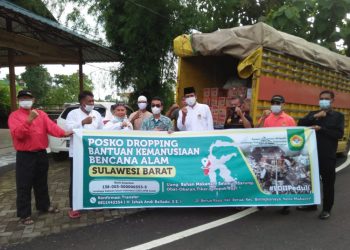 Warga LDII Sulsel Kirim Bantuan ke Korban Gempa Sulbar