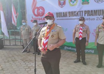 Ketua Kwarda Apresiasi Gerakan Penanganan Sampah Sako SPN Lampung
