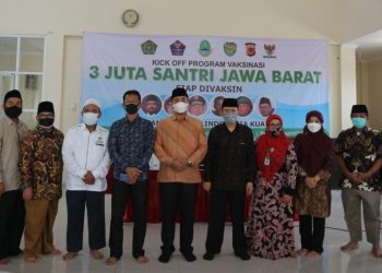Vaksinasi 3 Juta Santri Jawa Barat, Dua Pesantren Binaan LDII Jadi Lokasi Kick Off