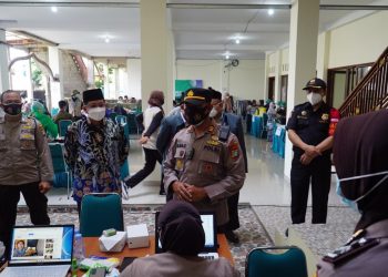 Polrestro Kota Depok Apresiasi Vaksinasi Massal DPD LDII Kota Depok