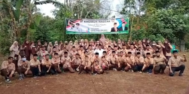 Peringati Hari Santri Nasional 2021, Santri Ponpes Ikut Persami. Foto: Kiriman Daerah.