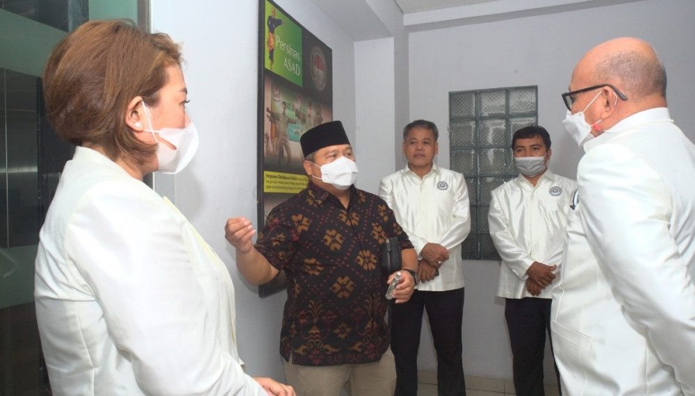 Sekretaris Umum DPP LDII Dody Taufiq Wijaya menerima kunjungan BKSAUA Kota Bitung di Kantor DPP LDII. Foto: LINES.