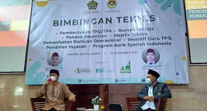 Kemenag wilayah Jaksel dan DPD LDII Jaksel gelar bimbingan teknis terkait program kerja kantor wilayah tersebut. Foto: Kiriman Daerah.