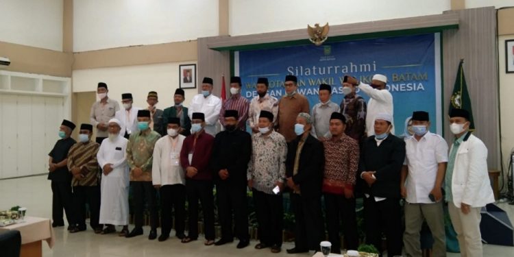 Ketua DPD LDII Batam hadir berikan rekomendasi musyawarah wilayah DMI Kepri. Foto: Kiriman Daerah.