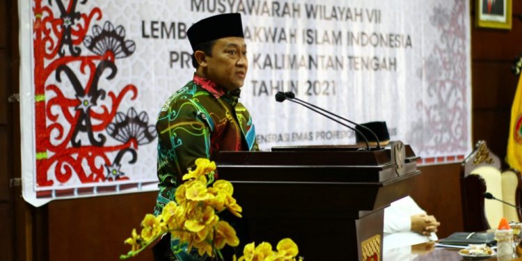 Wakil Gubernur Kalteng hadir membuka Muswil VII LDII Kalteng. Foto: Kiriman Daerah.