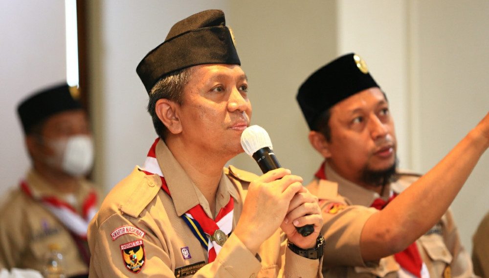 Sako SPN menunjuk Herlan Maulana sebagai Pinsakonas baru periode 2021-2026 dalam Rakor Sako SPN di Minhajurrosyidin, Jakarta Timur kemarin (21/11). Foto: LINES.