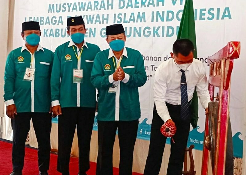 Musda VII LDII Gunungkidul dihadiri Bupati Gunungkidul Sunaryanta (12/12). Foto: Kiriman Daerah.