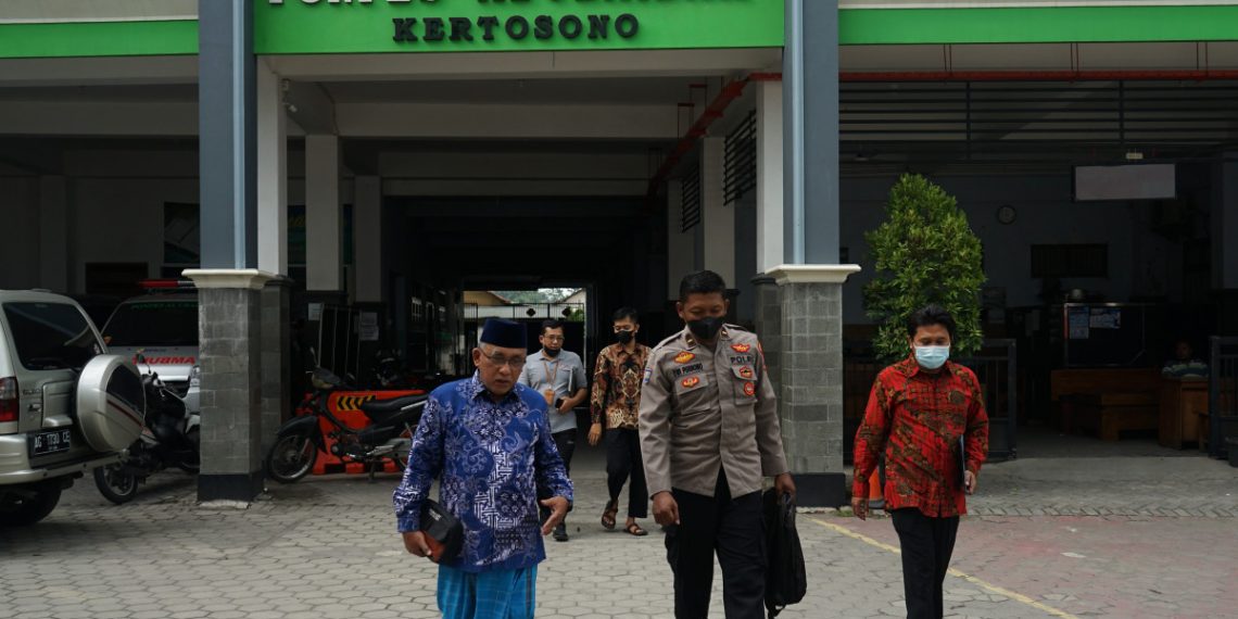 Kepolisian Resor Nganjuk memberikan pemahaman mengenai Keamanan Ketertiban Masyarakat (Kamtibmas) kepada para calon juru dakwah LDII, yang akan terjun ke tengah-tengah masyarakat. Foto: LINES.
