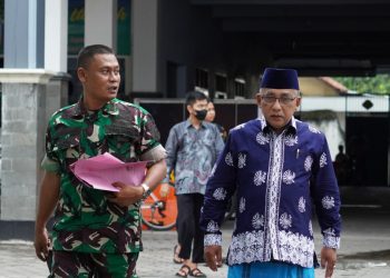 Kodim Nganjuk Ingatkan Bela Negara di Ponpes Al Ubaidah