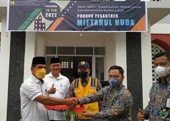 PUPR Serah Terima Rusun Santri Ponpes Miftahul Huda Pekanbaru