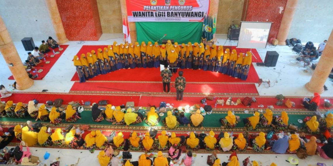 DPD LDII Kabupaten Banyuwangi, Jawa Timur, melantik pengurus Wanita LDII Banyuwangi masa bakti 2022-2026. Foto: Kontributor Banyuwangi.