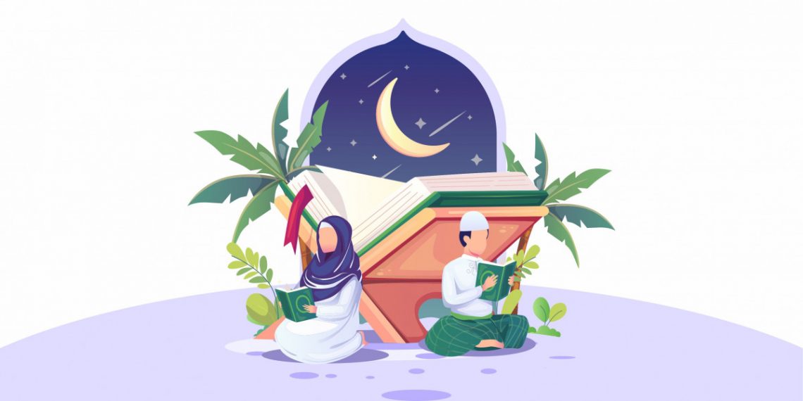 “Kalau sekiranya Kami turunkan Al-Quran ini kepada sebuah gunung, pasti kamu akan melihatnya tunduk dan hancur berkeping-keping  karena ketakutannya kepada Allah.“ (QS Al-Hasyr: 21). Ilustrasi: LINES.