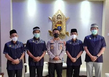 Perkuat Kerja Sama, LDII Bontang Beraudiensi dengan Kapolres