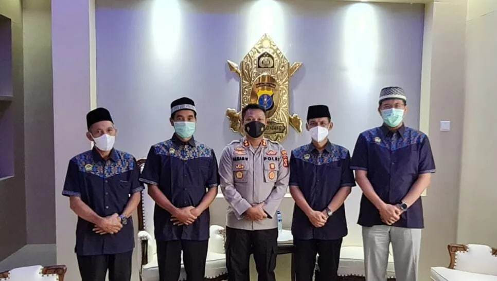 Audiensi LDII Bontang dengan Kapolres. Foto: Kontributor LINES.