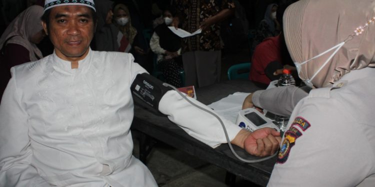 LDII Aceh kerjasama Satbrimob Polda Aceh gelar vaksinasi booster. Foto: Kontributor LINES.