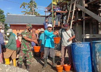 LDII Nabire Berkontribusi dalam Pembangunan Masjid