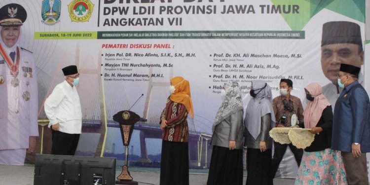 DPW LDII Jawa Timur menggelar Diklat Dai angkatan VII di Ponpes Sabilurrosyidin Annur, Surabaya, Sabtu (18/6). Foto: LINES Jatim.