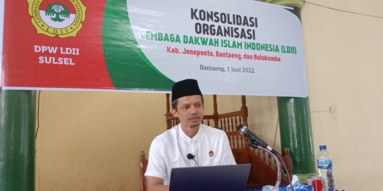 Pemgurus Harian LDII Sulsel melakukan konsolidasi. Foto: LINES