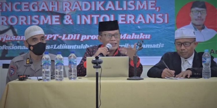 Polda dan LDII Maluku bersinergi gelar seminar mencegah tindak radikalisme. Foto: LINES.