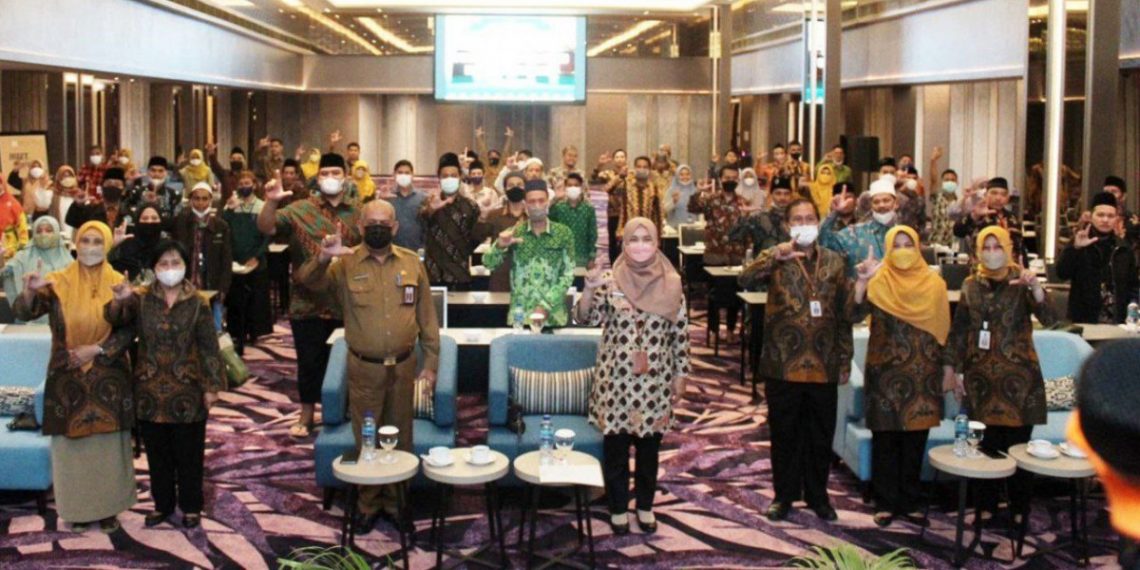 Pondok Pesantren (Ponpes) Wali Barokah, bersama 59 ponpes lainnya, menerima pembekalan pengelolaan perpustakaan dari Dinas Perpustakaan dan Kearsipan (Disperpusip) Jawa Timur. Foto: LINES.