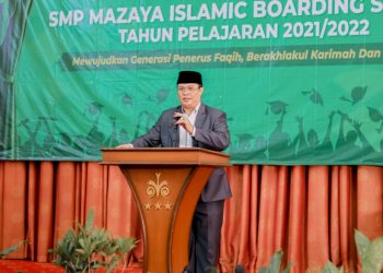 Jajar Kehormatan Jadi Tradisi SMP Mazaya Lepas Wisudawan-Wisudawati