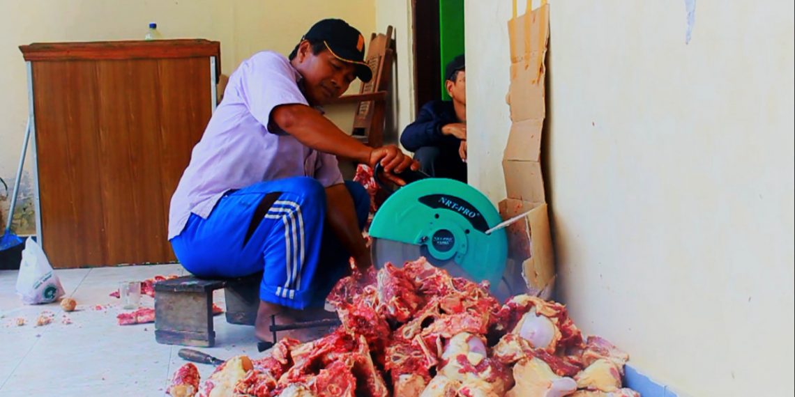 DPD LDII Blitar memegang prinsip higenis dan sanitasi untuk pelaksanaan kurban yang terbaik tahun ini. Foto: LINES.