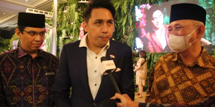 Kedubes Singapura mengundang LDII di perayaan Hari Jadi Singapura. Foto: LINES.