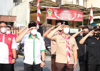Warga PC LDII Gambir Peringati Hari Kemerdekaan dengan Upacara Bendera