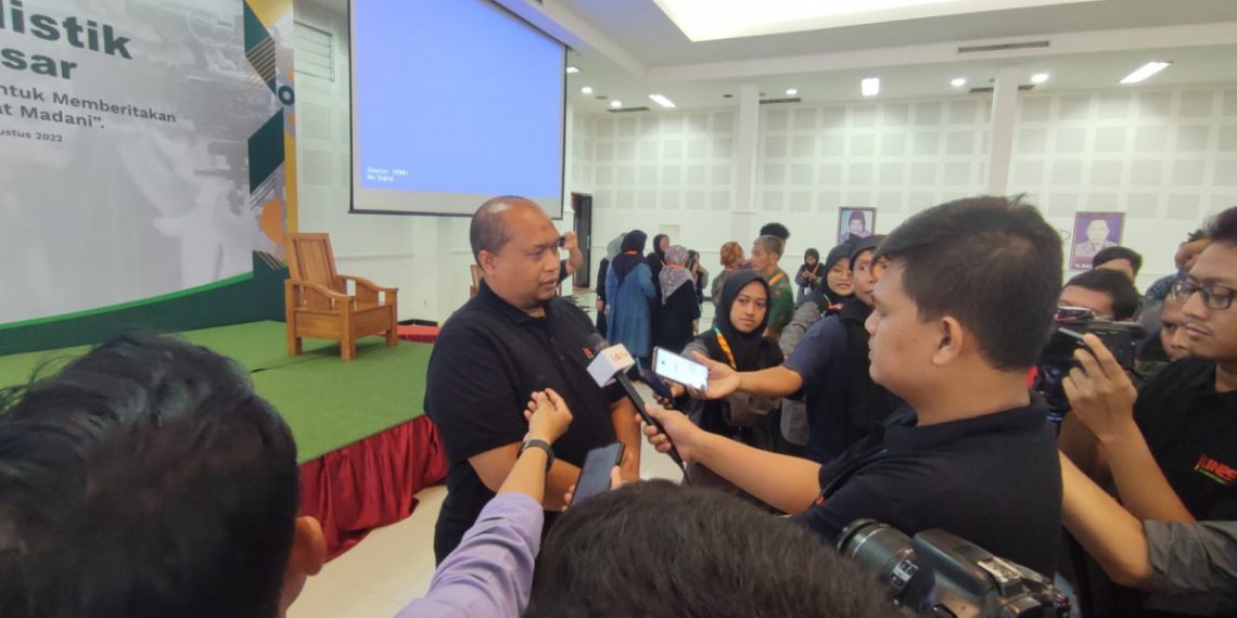 Melalui Departemen KIM, DPP LDII berkomitmen untuk menggelar pelatihan jurnalistik secara berkala, untuk meningkatkan kuantitas dan kualitas serta menjaga konsistensi pemberitaan LDII di seluruh Indonesia. Foto: LINES.