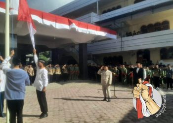 Ponpes LDII di Magetan Helat Upacara Bendera 17 Agustus