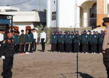 Peringati HUT ke-77 RI, Ponpes Dahlan Ikhsan Adakan Upacara Pengibaran Bendera