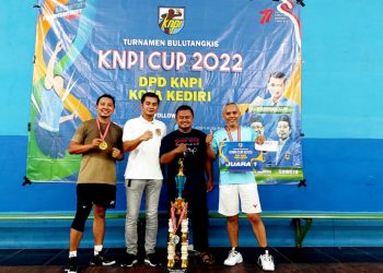 Pemuda LDII Torehkan Prestasi dalam Ajang Bulu Tangkis KNPI Cup Kota Kediri