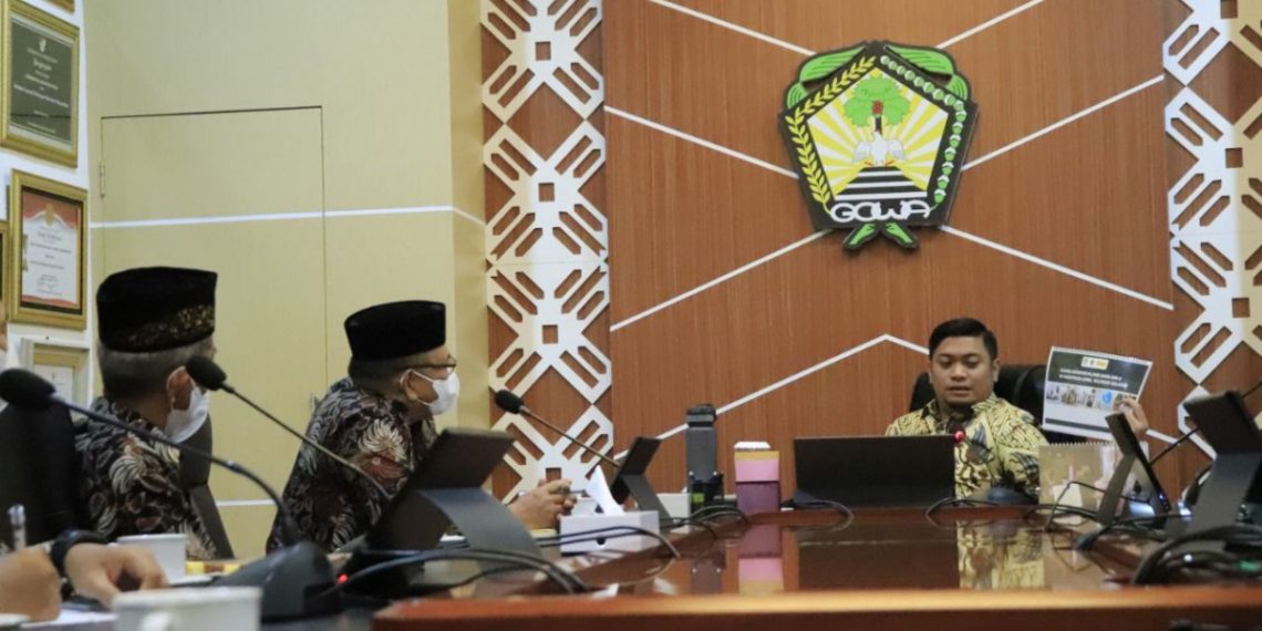 Audiensi LDII Gowa dengan Bupati. Foto: LINES.