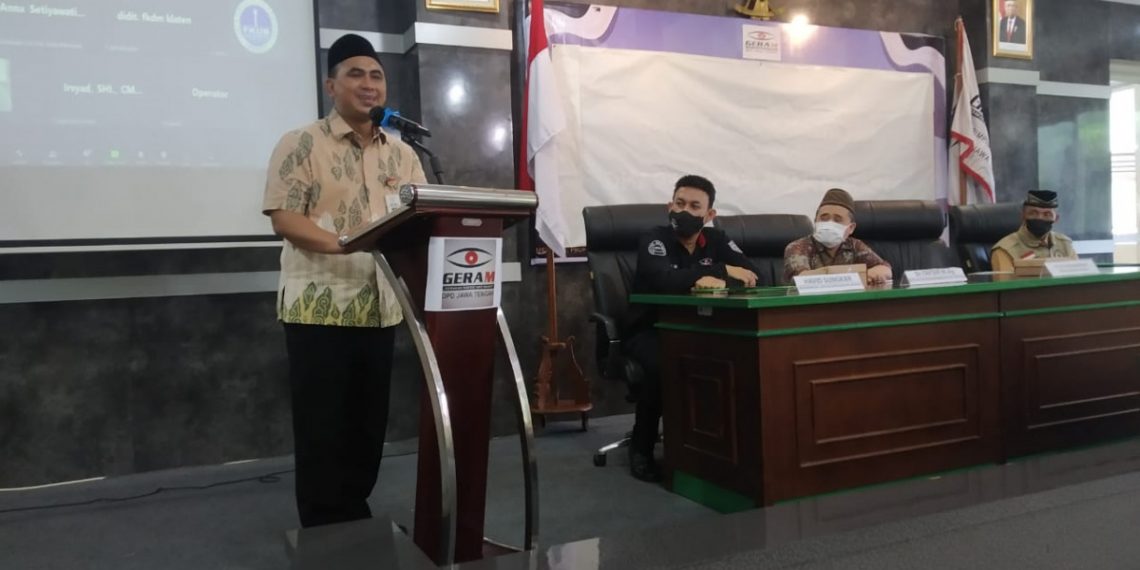 Seminar peran aktif ormas Islam dalam pencegahan bahaya narkoba, Rabu (14/9). Foto: LINES.