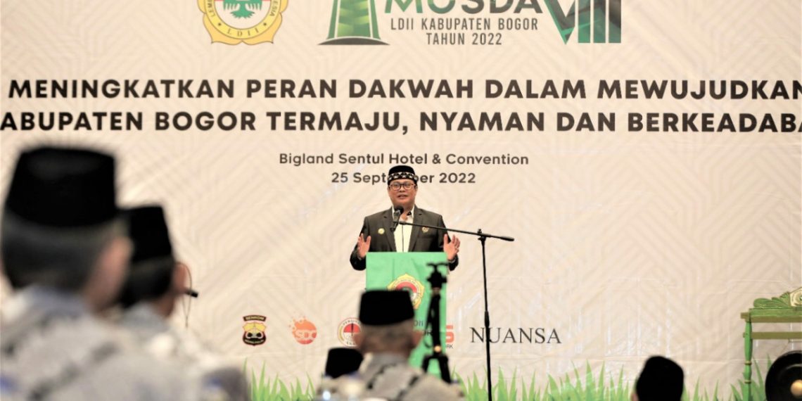 DPD LDII Bogor menggelar Musda VIII yang dihadiri oleh Ketua DPW LDII Jawa Barat Dicky Harun. Foto: LINES.