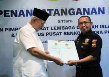 LDII dan Senkom Mitra Polri Tandatangani Nota Kesepahaman Penguatan Moral dan Karakter Bangsa